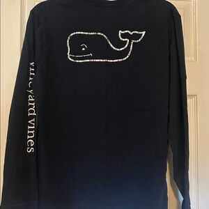 Vineyard Vines Dark Blue Long Sleeve Tee